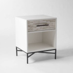 West Elm - Wood Tiled Dresser and Side Table Combo, Mint!