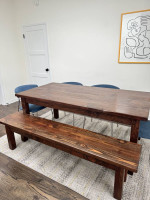 Farm Dining Table & Bench