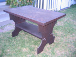 Wood Trestle table