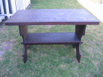 Wood Trestle table