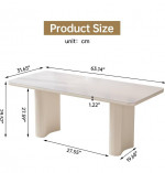 5-Piece Dining Table Set with 4 Chairs, Modern Kitchen Dining Table Se