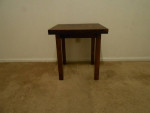table end endtable solid oak wood