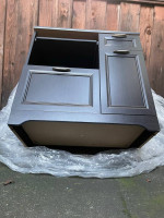 Computer table with filing cabinet organizer 30 x 30 x 21 inches