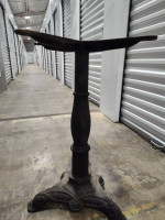 Cast iron table base
