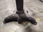 Cast iron table base