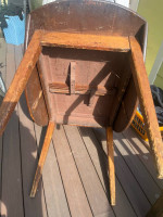 Antique Round Drop Leaf Table