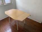 Bamboo drop-leaf table