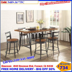 OFF30%- DINING ROOM SET, COUNTER HEIGHT, TABLE AND CHAIRS, KITCHEN