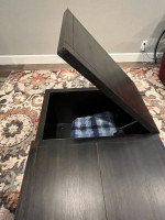 Lift top coffee table with storage