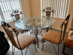 Dining table and chairs