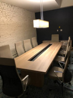 White oak conference table