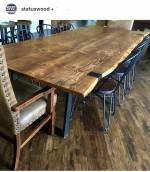 Reclaimed Fir dining table