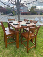 Table and chairs
