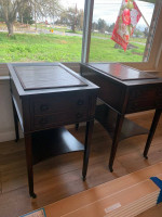 Antique coffee table and side tables