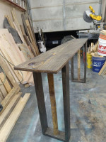 Custom Sofa/Entry table