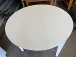 Quality White Wood Table 36" Diameter