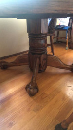 Walter of Wabash Oak Dining Table
