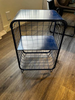 Blue Wire Side Table