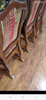 Solid Wood Dining Room Table/8 Chairs
