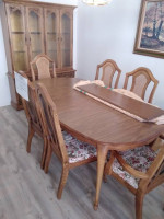 Dining table,  China cabinet