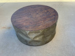 Round Industrial/Rustic Coffee Table