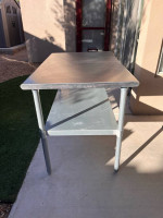 Metal table