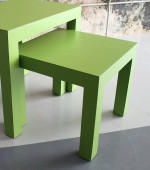 Pottery Barn Kids Style Ottoman and Small Ikea Table