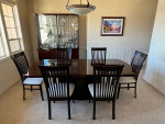 Dining Room Set (Table, China Cabinet, 8 Chairs)