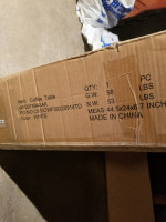 Coffee table new in box