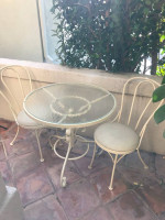 Patio table set - 3 piece bistro table set
