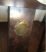 BERNHARDT ASIAN STYLE DINING ROOM TABLE & 6 CHAIRS