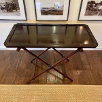 Chinoiserie Rosewood Topped Butler’s Tray Table
