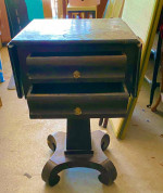 Antique deco drop leaf side table