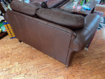 Sofa, loveseat, chair, 50 inch TV and free 2 table lamps