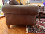 Sofa, loveseat, chair, 50 inch TV and free 2 table lamps