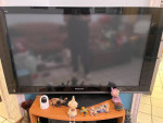 Sofa, loveseat, chair, 50 inch TV and free 2 table lamps