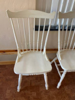 Farmhouse kitchen table with 8 chairs