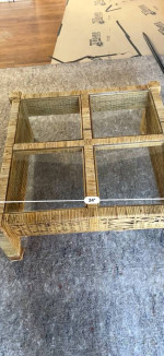 Rattan coffe table