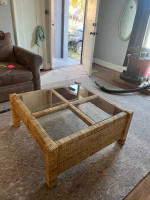 Rattan coffe table
