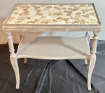 Cute little cobblestone side table