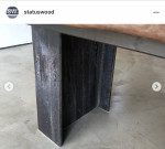Walnut slab Dining Table