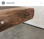 Walnut slab Dining Table