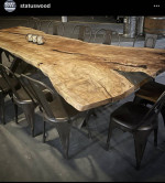 Big Leaf Maple Dining Table
