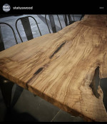 Big Leaf Maple Dining Table