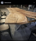 Big Leaf Maple Dining Table