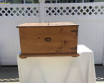 End table Coffee Table Storage Trunk - solid WOOD