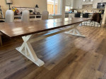 12’ Farmhouse Dining (Table only) Custom Built in 2023, One of a Kind.