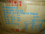 Grand-Benedicts Stainless Steel Display Table Legs Unique 7-piece Set