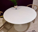 MCM White Tulip Table 42in