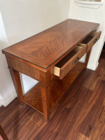 Beautiful wooden entrance table